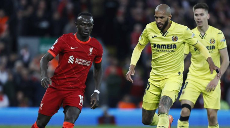 Sadio Manē pret "Villarreal". Foto: Rivero/Marca/Sipa/Scanpix