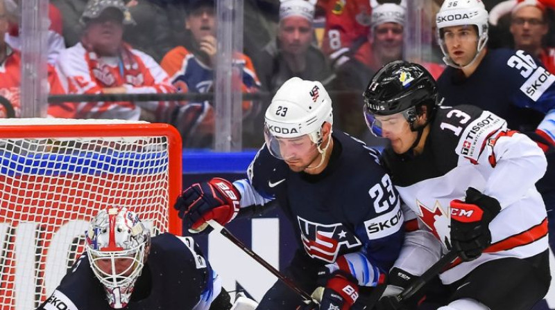 Epizode pie amerikāņu vārtiem. Foto: Hockey Canada