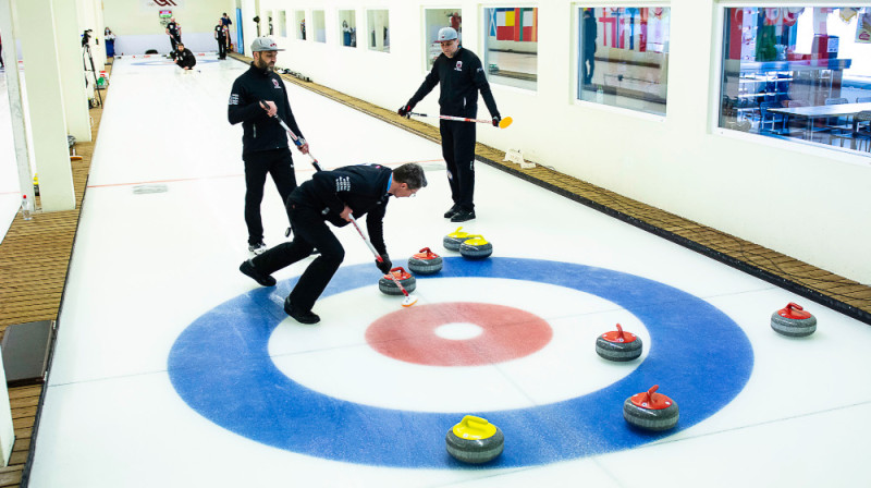 No kreisās: Sandris Buholcs, Jānis Klīve, Arnis Veidemanis
Komanda CC Rīga/Trukšāns
Foto: Ansis Ventiņš