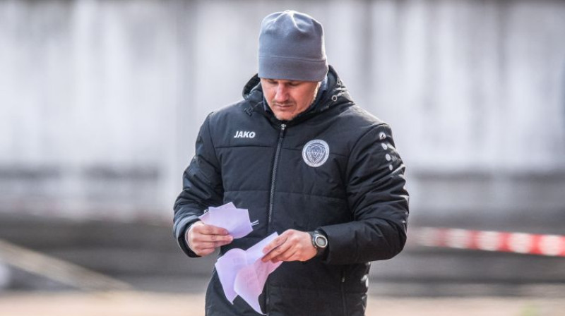 Kristaps Blanks Daugavpilī. Foto: Zigismunds Zālmanis/rigafc.lv