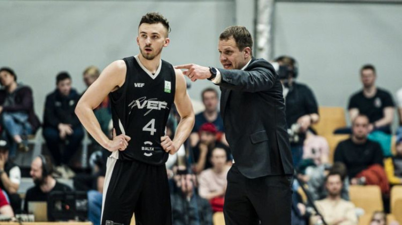 Kristers Zoriks un Jānis Gailītis. Foto: basket.lv