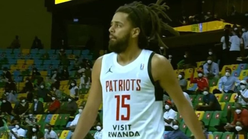 J. Cole Āfrikas Basketbola līgā. Foto: Basketball Africa League