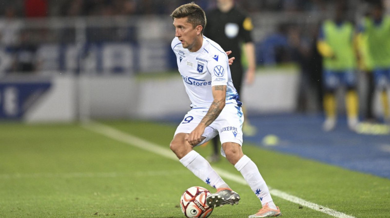 "Auxerre" futbolists Matiass Otrē. Foto: PanoramiC/Imago Images/Scanpix