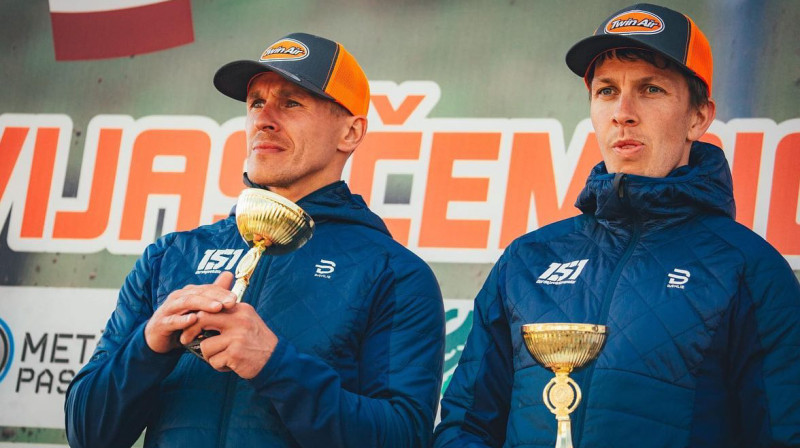 Kaspars Stupelis un Gerts Gordejevs. Foto: LaMSF