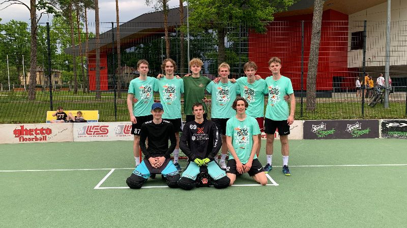 Komanda ''Bambaleo''. Foto: floorball.lv