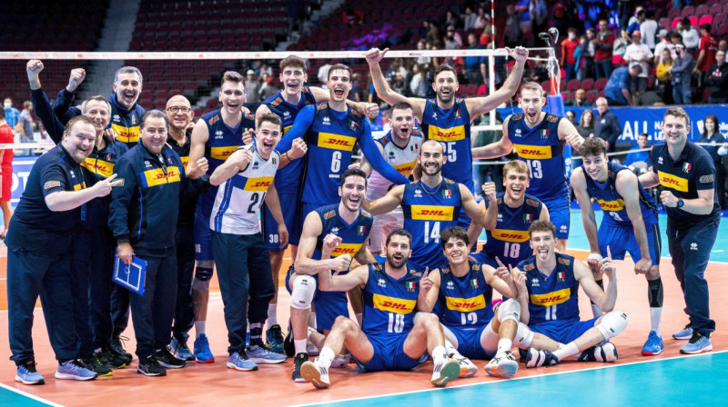 Itālijas volejbola izlase. Foto: en.volleyballworld.com