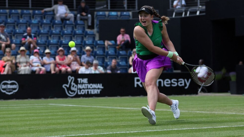 Aļona Ostapenko. Foto: AFP/Scanpix