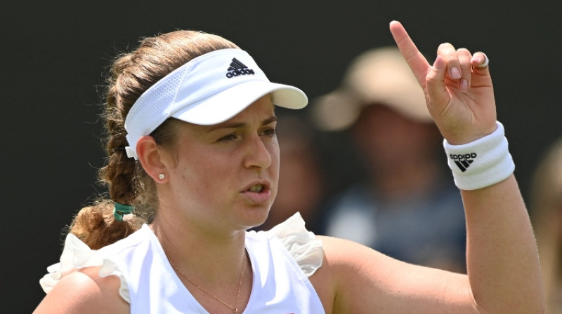 Aļona Ostapenko. Foto: AFP/Scanpix