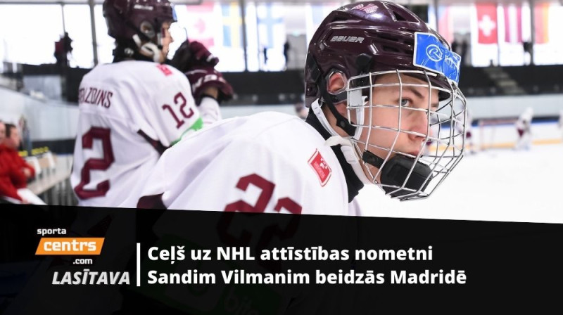 Sandis Vilmanis. Foto: IIHF