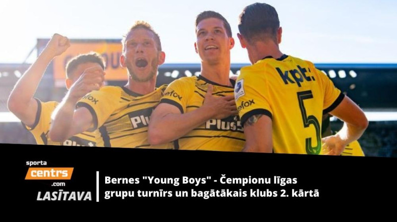 Bernes "Young Boys" svin sezonas sākšanu ar graujošu uzvaru. Foto: BSC YB