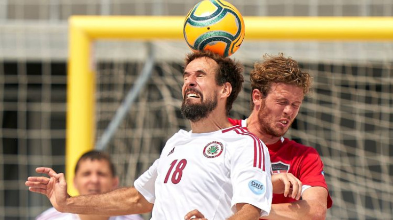 Edgars Bricis. Foto: beachsoccer.com