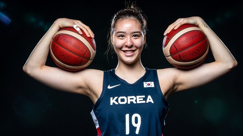 Ji Su Parka un Koreja: desmitā vieta Tokijas spēlēs. Foto: FIBA