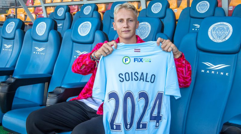 Mikaels Soisalo. Foto: Riga FC