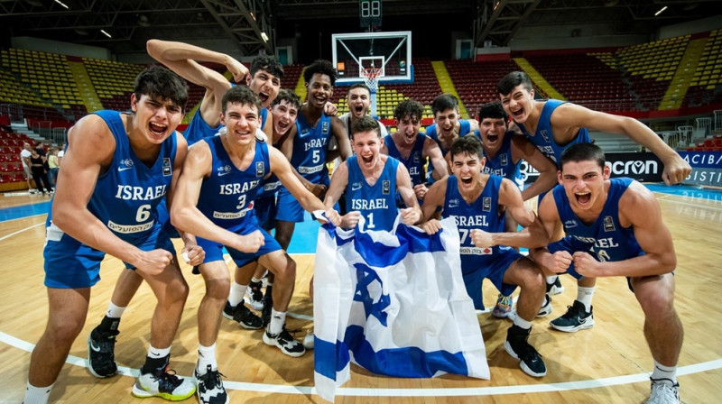 Izraēlas basketbolisti. Foto: FIBA