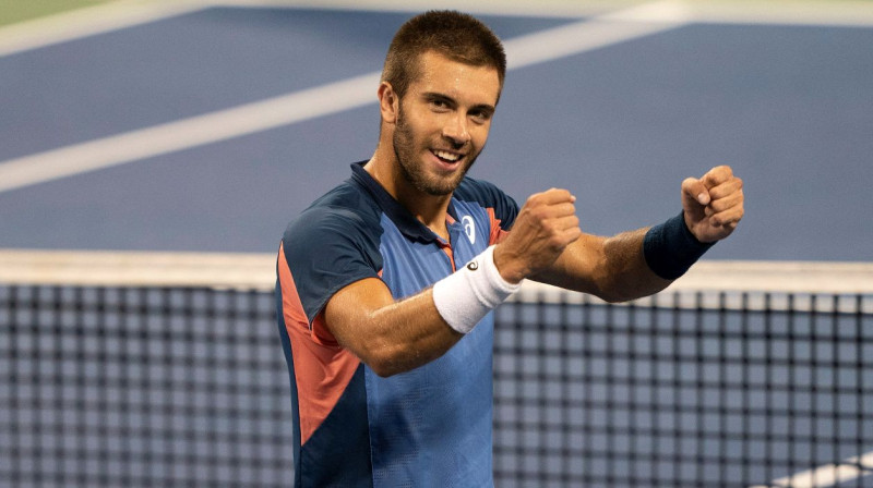 Horvātu tenisists Borna Čoričs. Foto: Susan Mullane/USA Today Sports/Scanpix