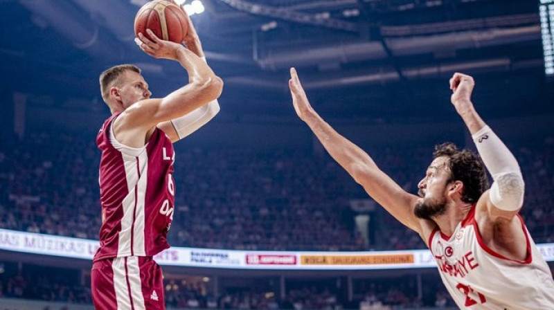 Kristaps Porziņģis. Foto: Basket.lv