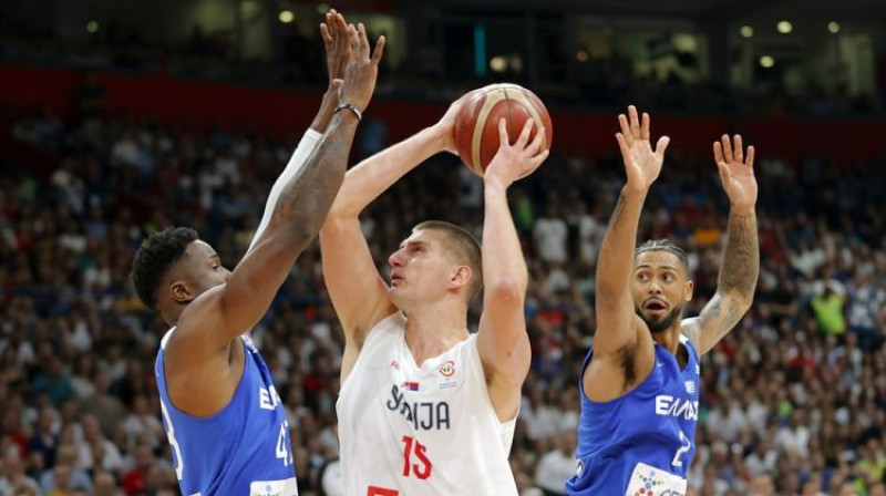 Nikola Jokičs. Foto: FIBA