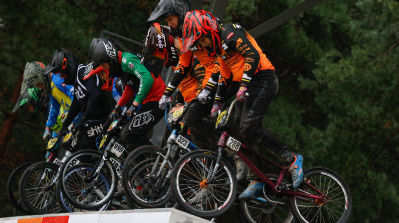 BMX Rīga kluba mājas trasē risināsies Latvijas kausa posms BMX
Foto: Sanda Balode