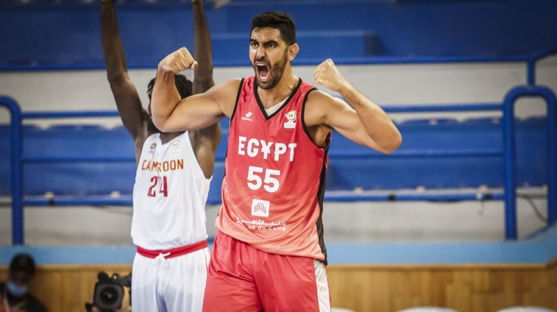 Ēģiptes izlases basketbolists Omārs Orabī. Foto: FIBA