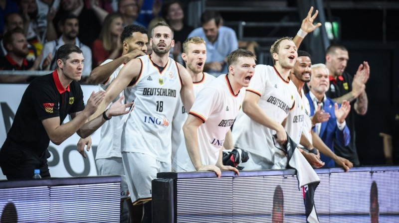 Vācijas basketbola soliņš. Foto: FIBA