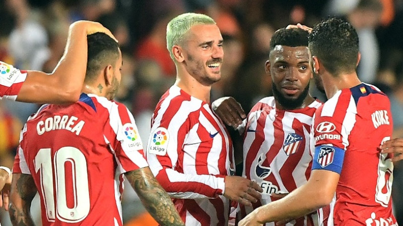 Madrides "Atletico" futbolisti. Foto: AFP/Scanpix