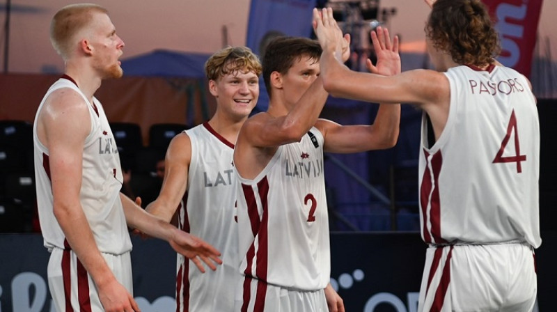 Latvijas U17 izlase. Foto: FIBA