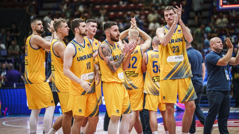 Ukrainas izlase. Foto: FIBA