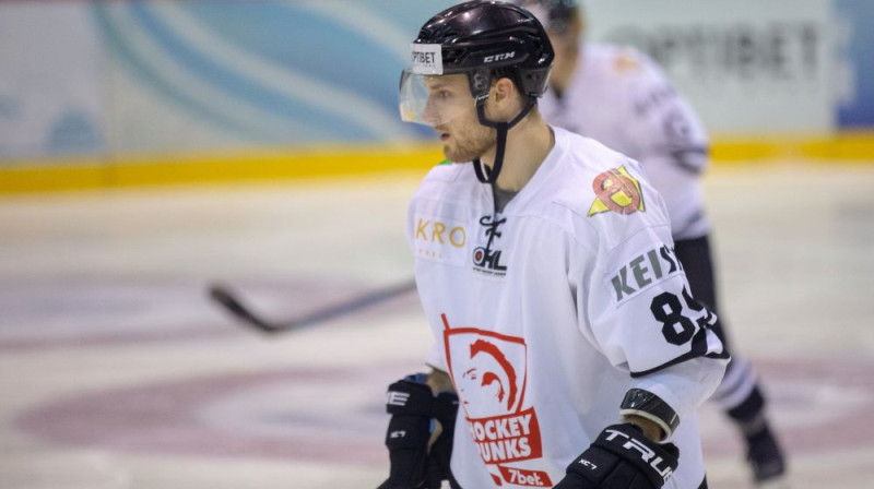 Viļņas ''7Bet-Hockey Punks'' aizsargs Jegors Mateiko (#89). Foto: 7Bet-Hockey Punks, Facebook