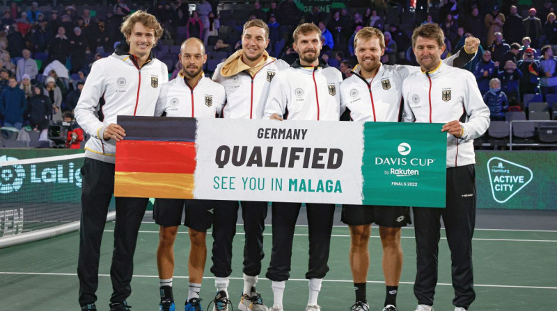 Vācijas Deivisa kausa komanda. Foto: Tennisphoto.de/Imago Images/Scanpix