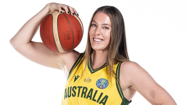 Sāra Blicavs un Austrālija: pirmā uzvara Pasaules kausā. Foto: FIBA