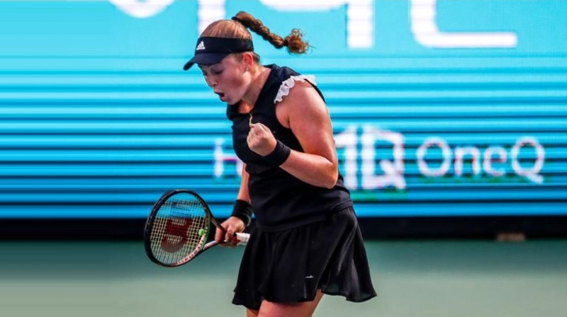 Aļona Ostapenko. Foto: Newsis / hankookilbo.com