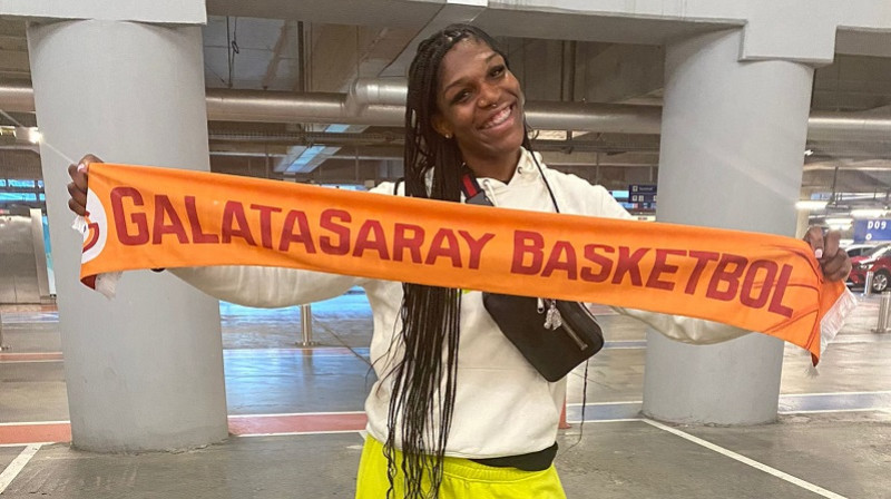 Teaira Makkovana 2022. gada 20. septembrī. Foto: Galatasaray