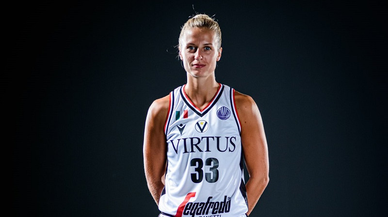 Kitija Laksa. Foto: Virtus Bologna