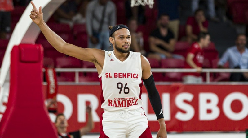 "Benfica" līderis Ivans Almeida. Foto: FIBA Champions League