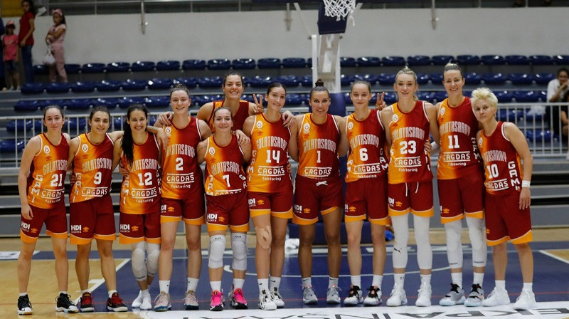 "Galatasaray" basketbolistes 2022. gada 8. oktobrī Antālijā. Foto: Galatasaray