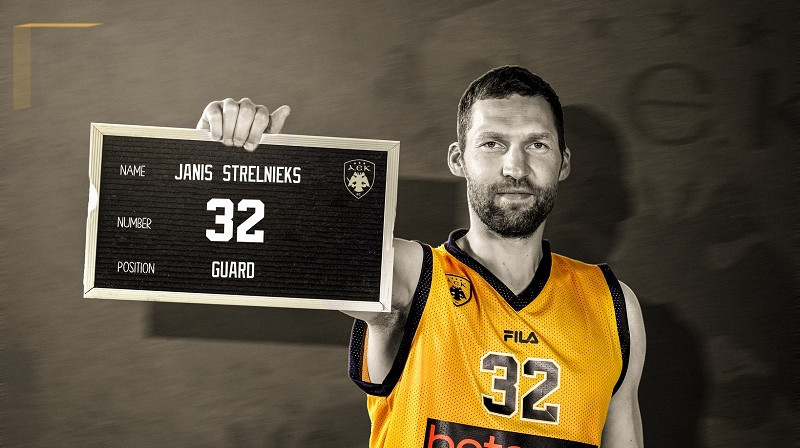 Jānis Strēlnieks. Foto: AEK Athens