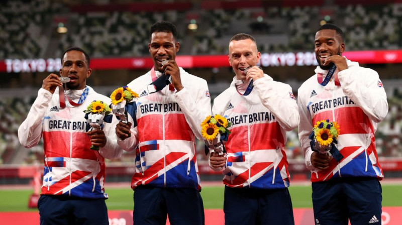 Britiem nāksies atvadīties no Tokijas sudraba medaļām. Foto: Reuters/Scanpix