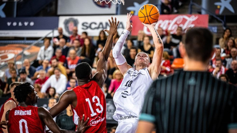 Māris Gulbis. Foto: FIBA Champions League