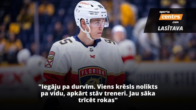 Sandis Vilmanis. Foto: Florida Panthers