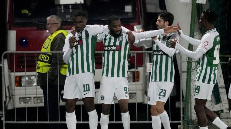 Viļņas "Žalgiris" atzīmē vārtus. Foto: Reuters/Scanpix