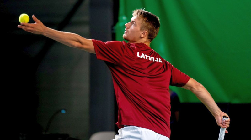 Roberts Štrombahs. Foto: Latvijas Tenisa savienība