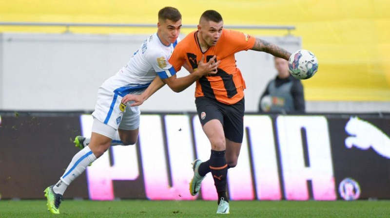 Doneckas "Shakhtar" pret Kijivas "Dynamo". Foto: upl.ua