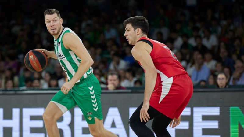 Dairis Bertāns. Foto: Real Betis Baloncesto