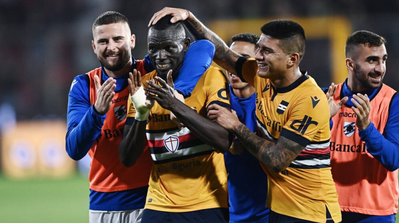 "Sampdoria" futbolisti. Foto: Imago/Scanpix