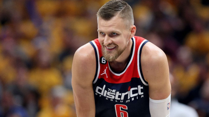 Vašingtonas ''Wizards'' latvietis Kristaps Porziņģis (#6). Foto: GETTY IMAGES NORTH AMERICA/Scanpix