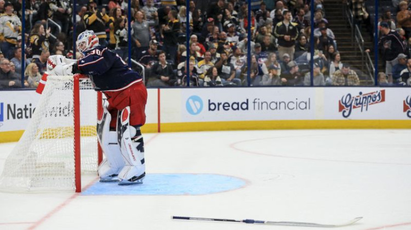 Elvis Merzļikins. Foto: USA Today Sports/Scanpix