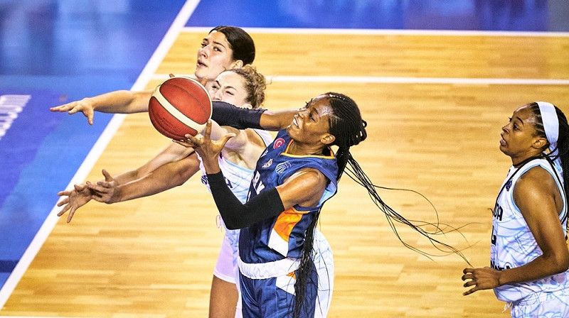 Temi Fagbenle 2022. gada 26. oktobrī Salamankā. Foto: FIBA