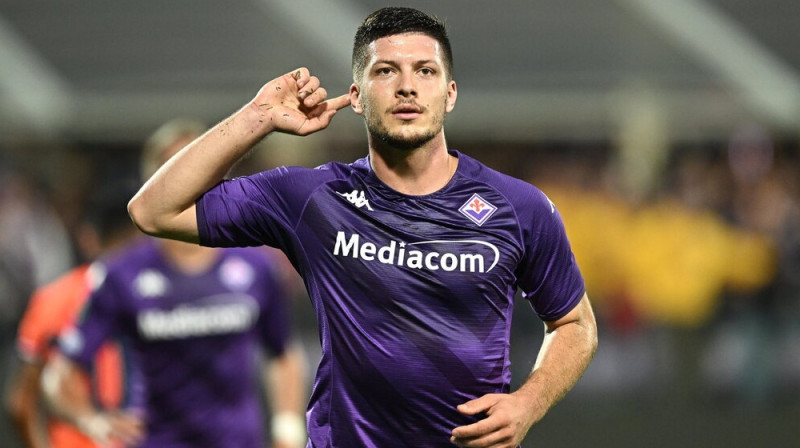 ''Fiorentina'' uzbrukuma līderis Luka Jovičs. Foto: EPA/Scanpix