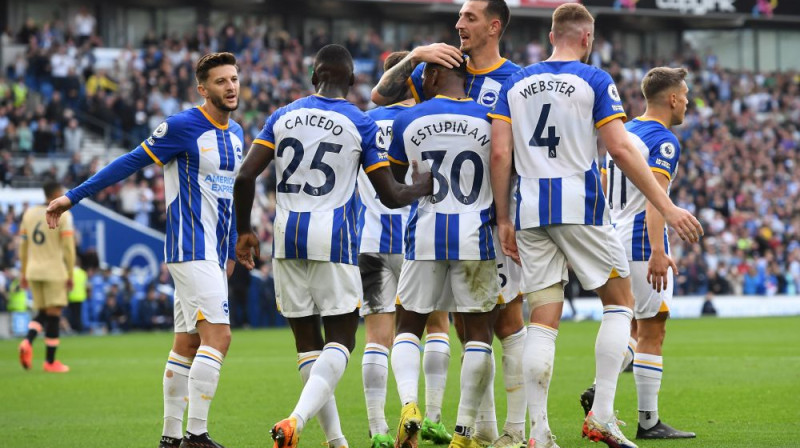 ''Brighton'' futbolisti. Foto: EPA/Scanpix