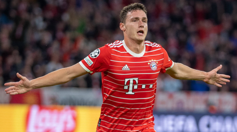 "Bayern" aizsargs Benžamēns Pavārs. Foto: Imago/Scanpix